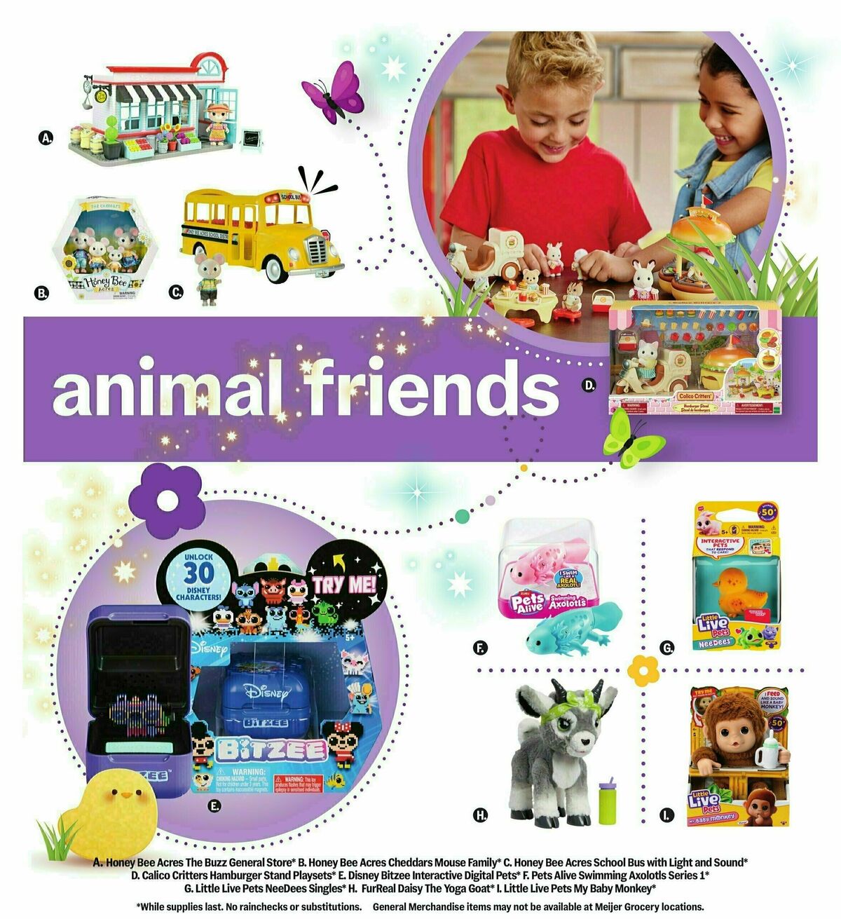 Meijer Easter gift guide Weekly Ad from April 6