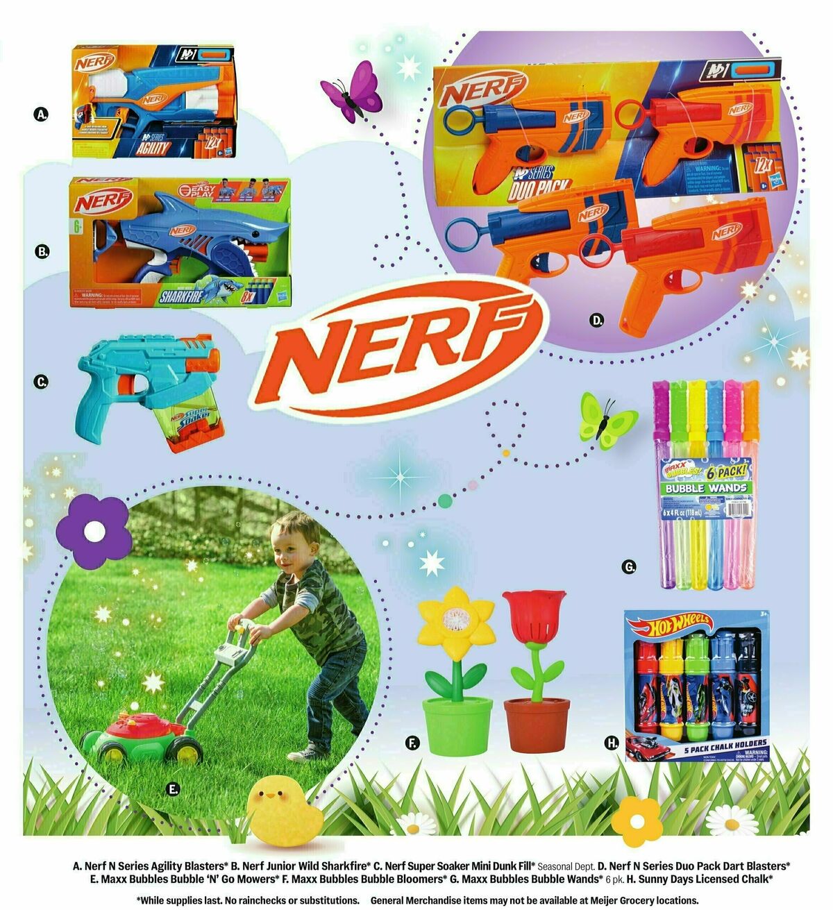 Meijer Easter gift guide Weekly Ad from April 6