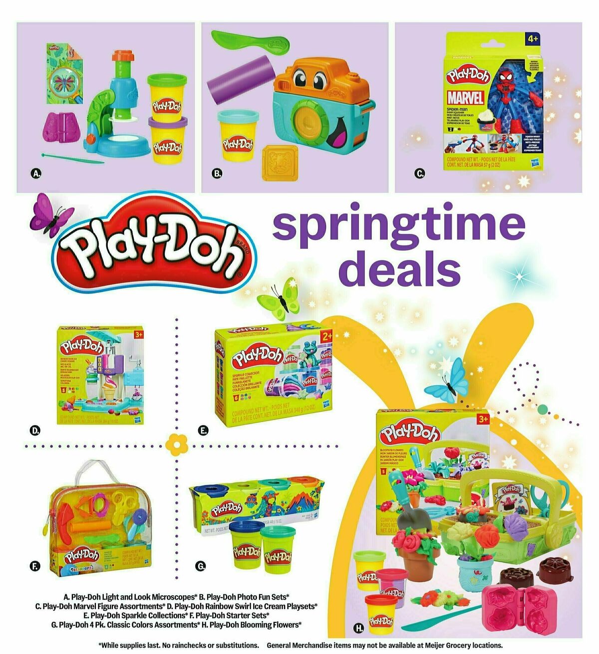 Meijer Easter gift guide Weekly Ad from April 6