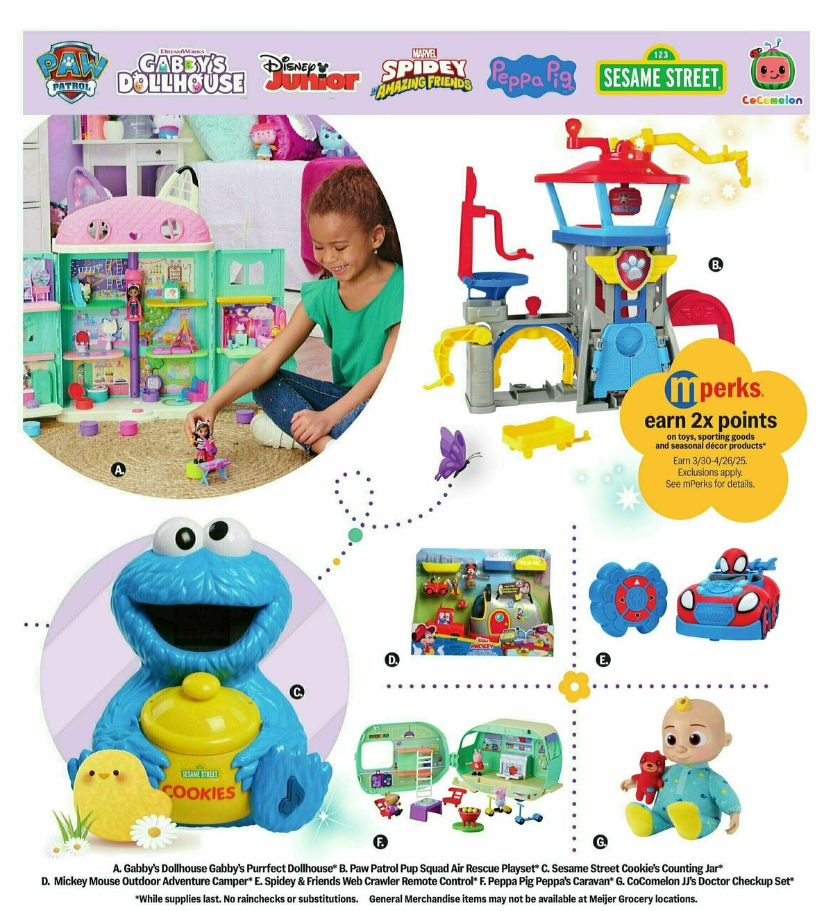 Meijer Easter gift guide Weekly Ad from April 6