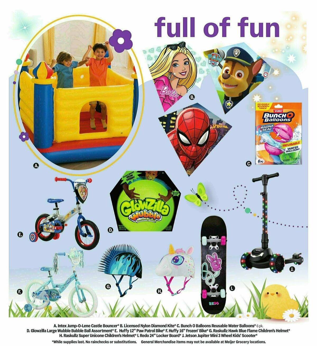 Meijer Easter gift guide Weekly Ad from April 6