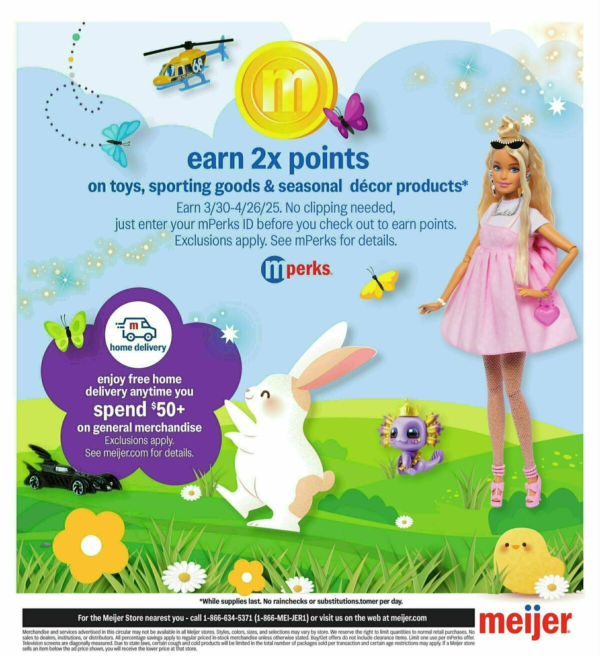 Meijer Easter gift guide Weekly Ad from April 6