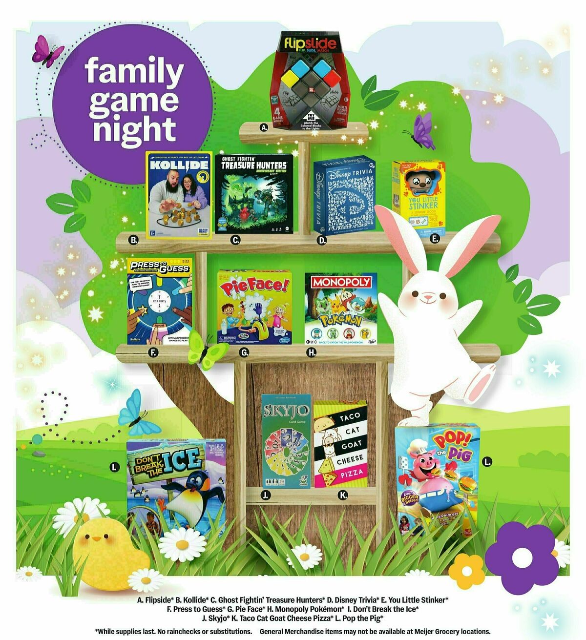 Meijer Easter gift guide Weekly Ad from April 6