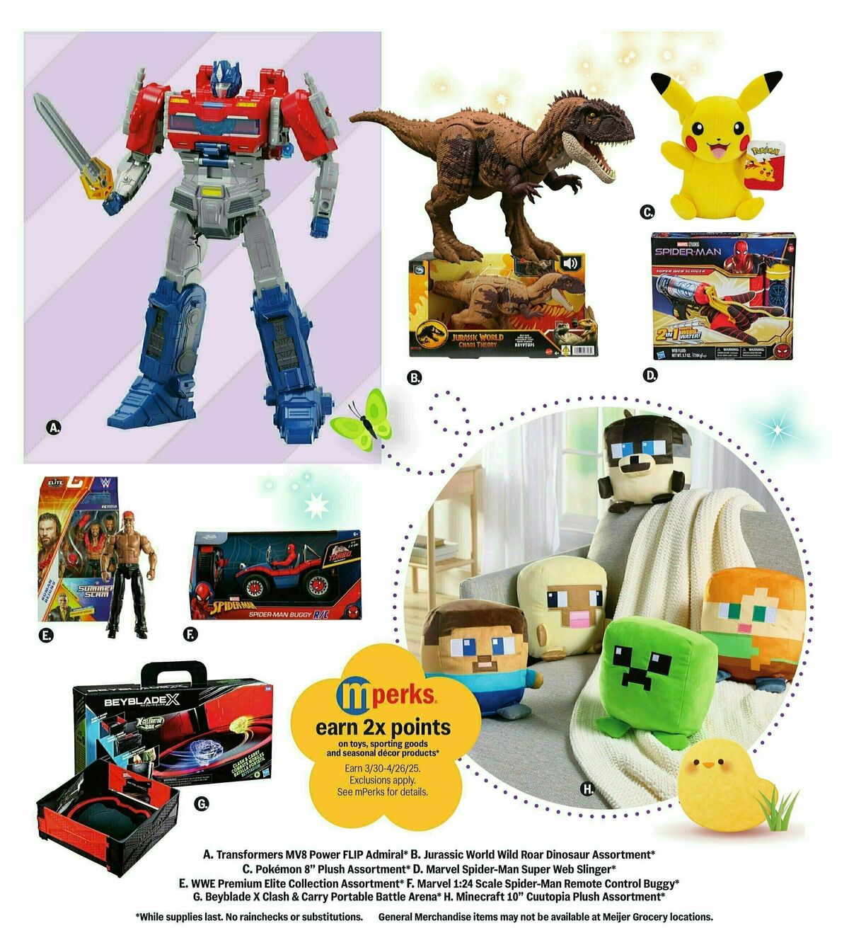 Meijer Easter gift guide Weekly Ad from April 6