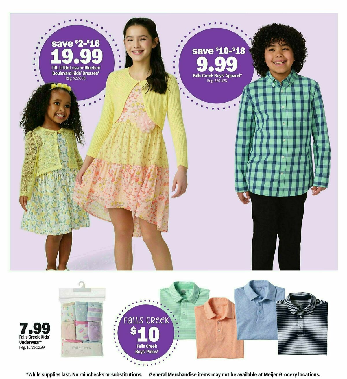 Meijer Everything you need for Easter Weekly Ad from April 13