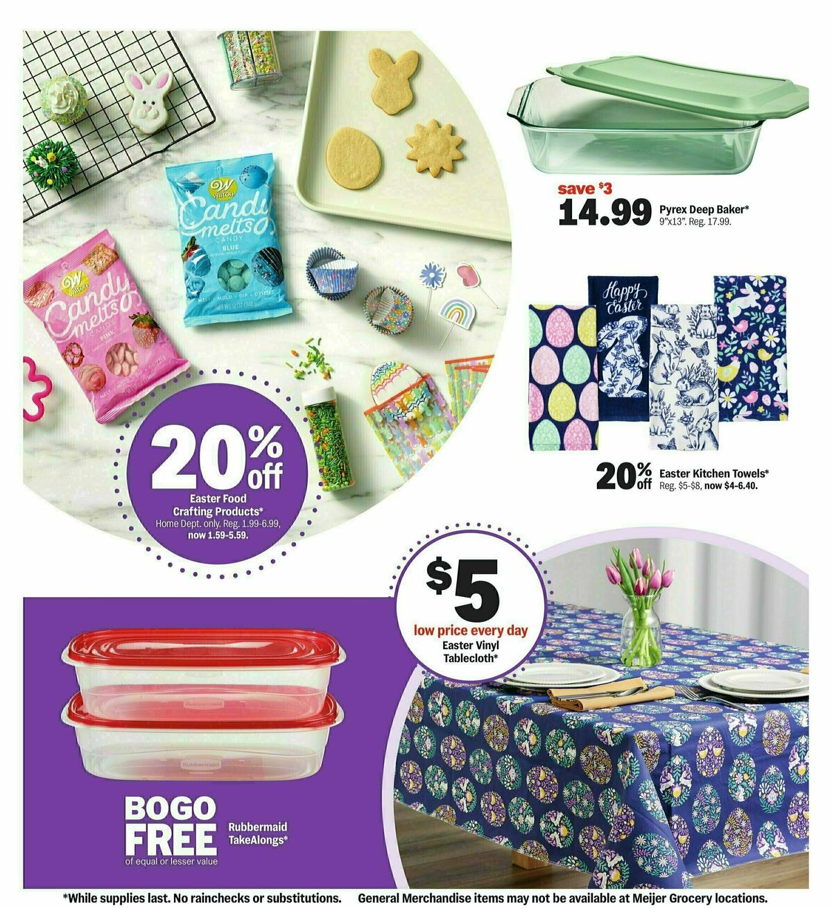 Meijer Everything you need for Easter Weekly Ad from April 13