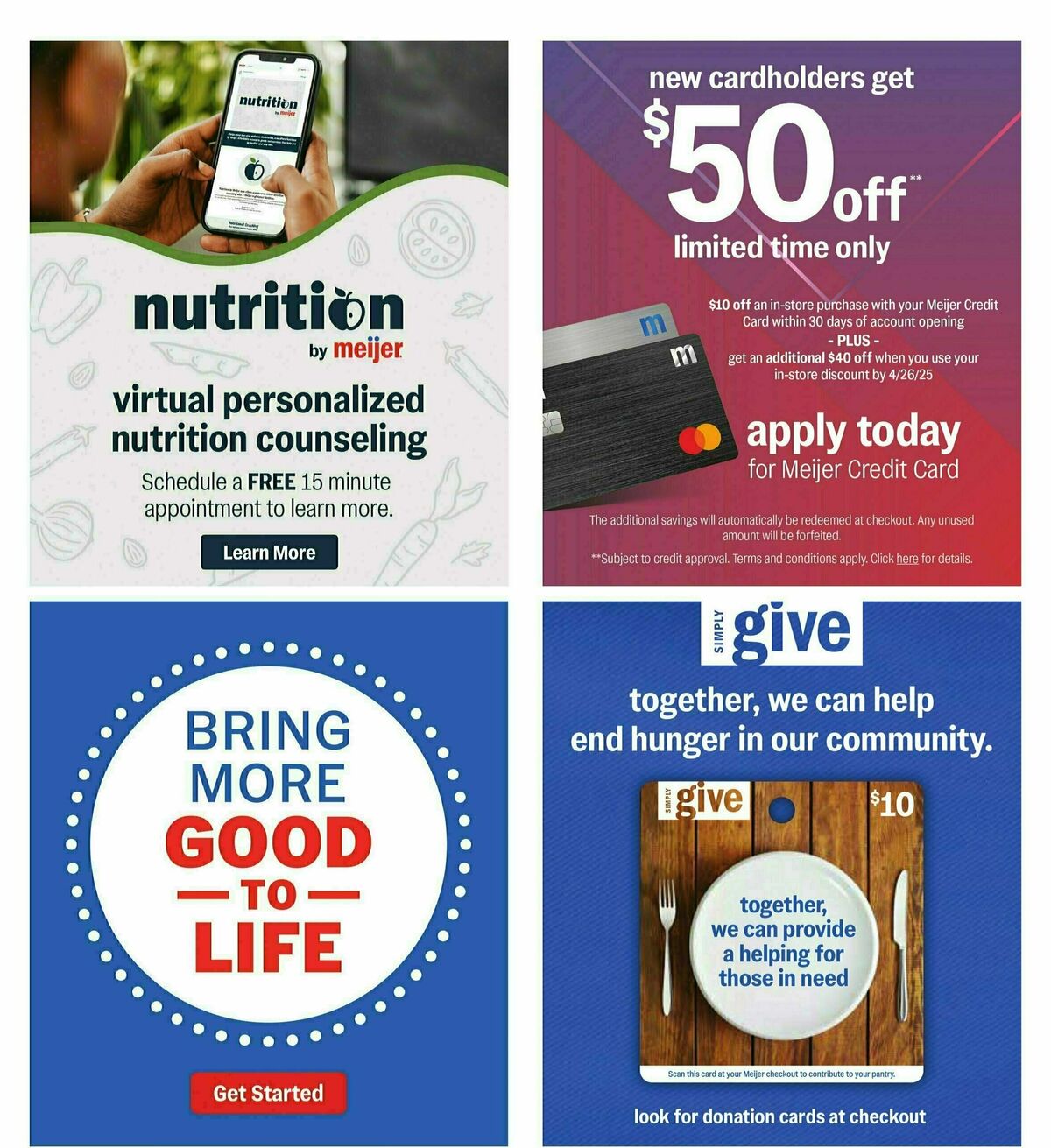 Meijer Weekly Ad from April 20