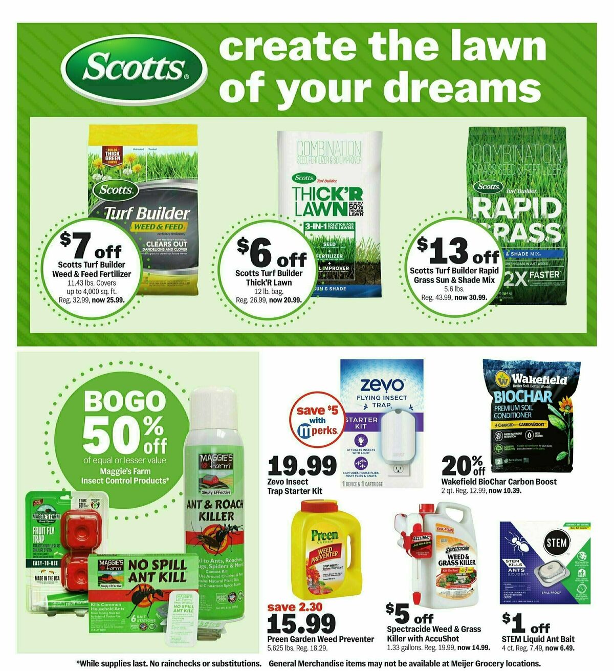 Meijer Savings that bloom Weekly Ad from April 21