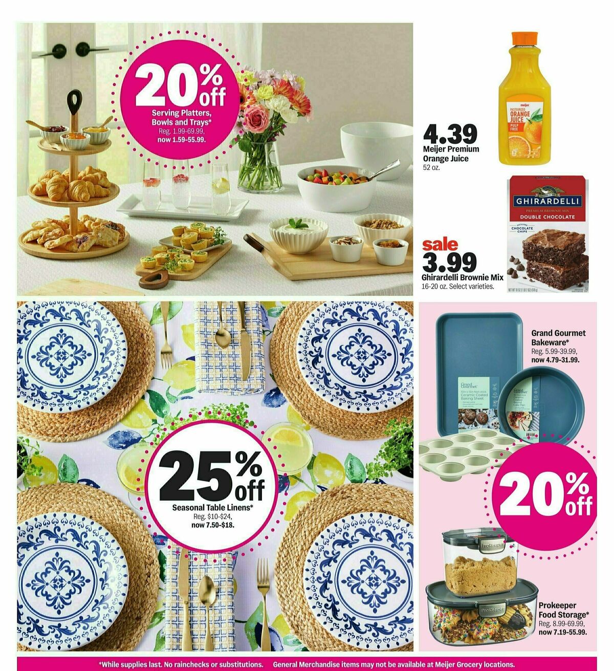 Meijer Great prices on gifts for Mom Weekly Ad from April 27