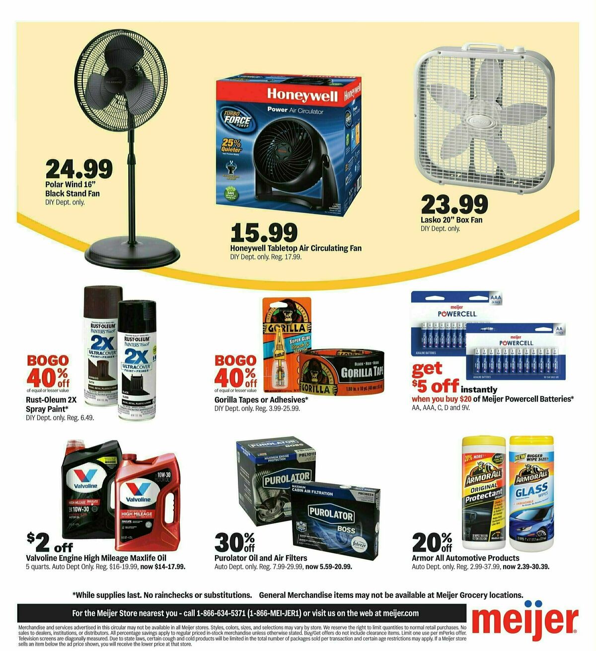 Meijer Summer lawn & pest favorites Weekly Ad from May 12