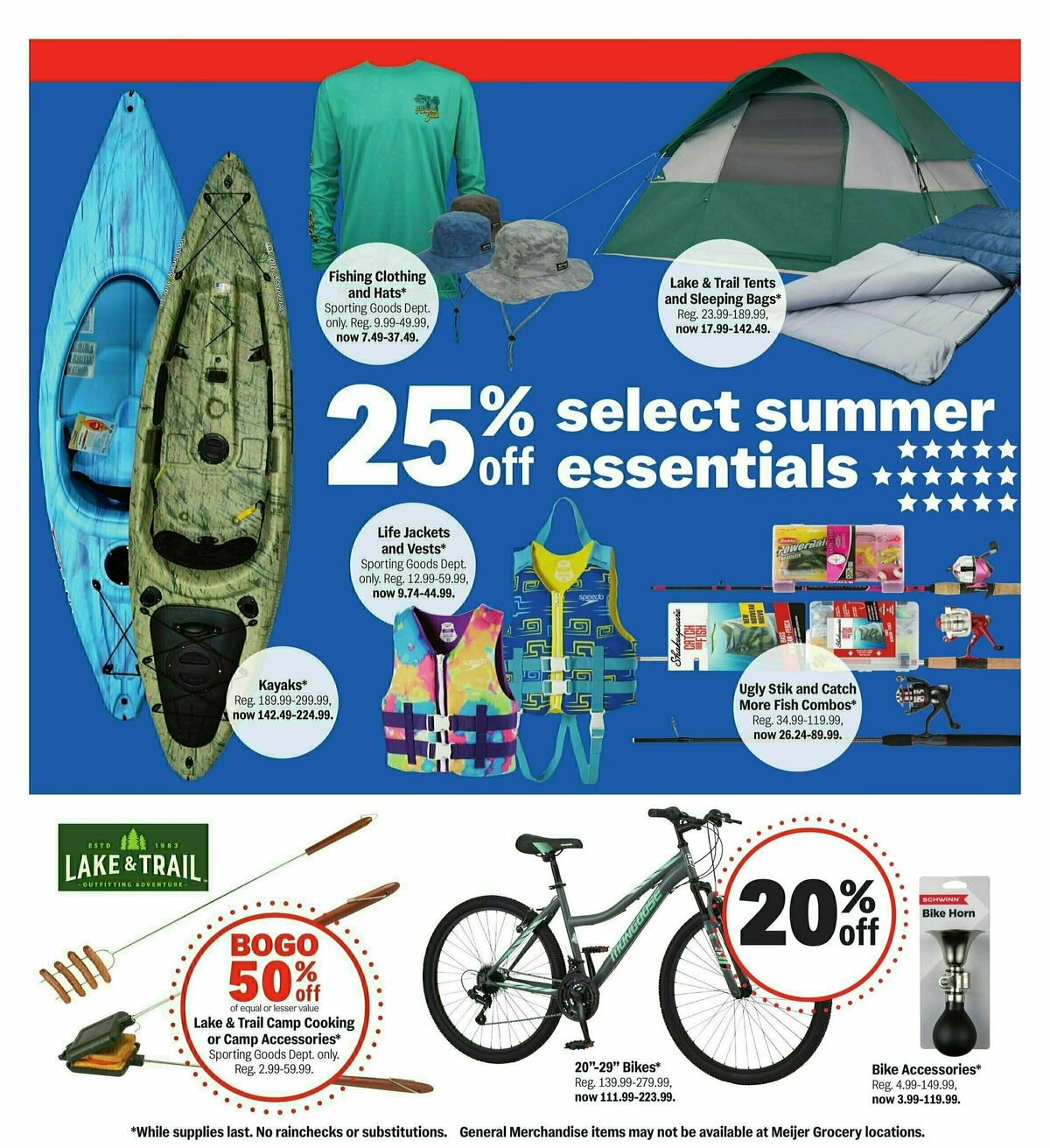 Meijer Summer kickoff Weekly Ad from May 18