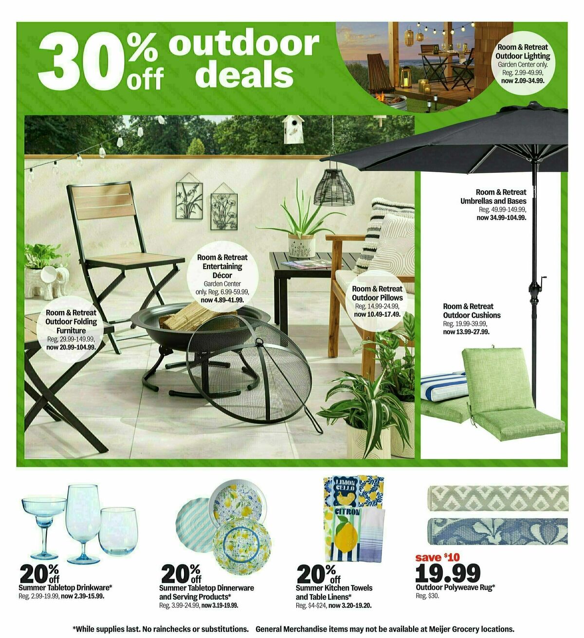 Meijer Summer kickoff Weekly Ad from May 18