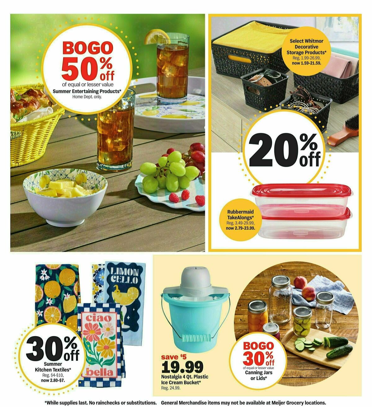 Meijer Save on summer fun Weekly Ad from June 16