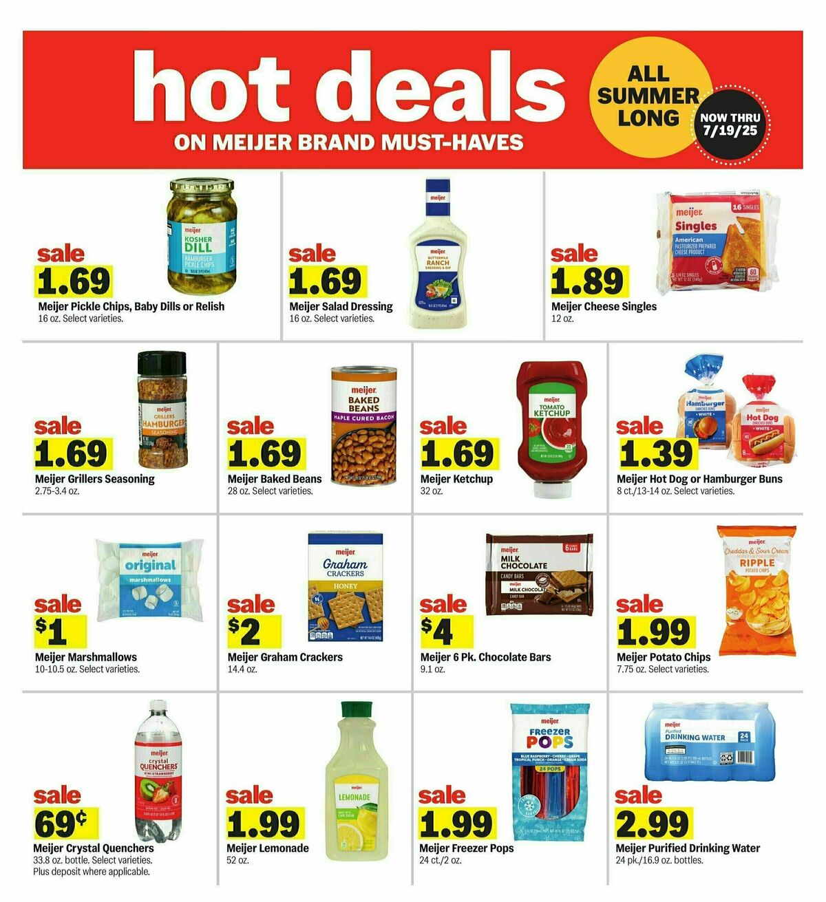 Meijer Weekly Ad from July 6