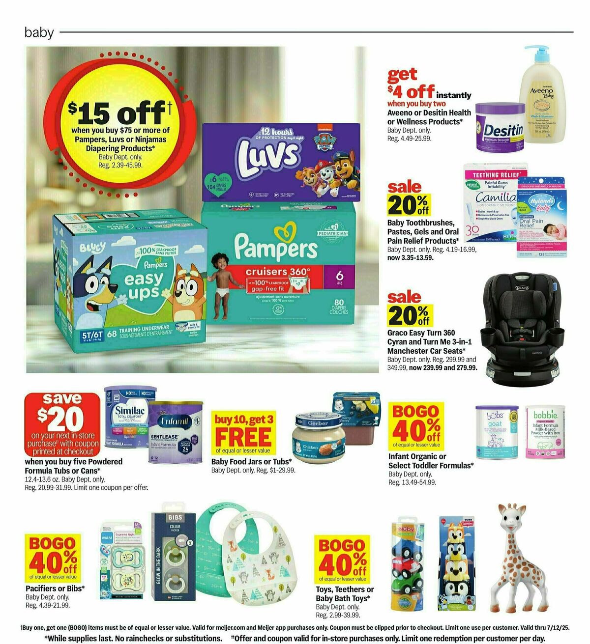 Meijer Weekly Ad from July 6