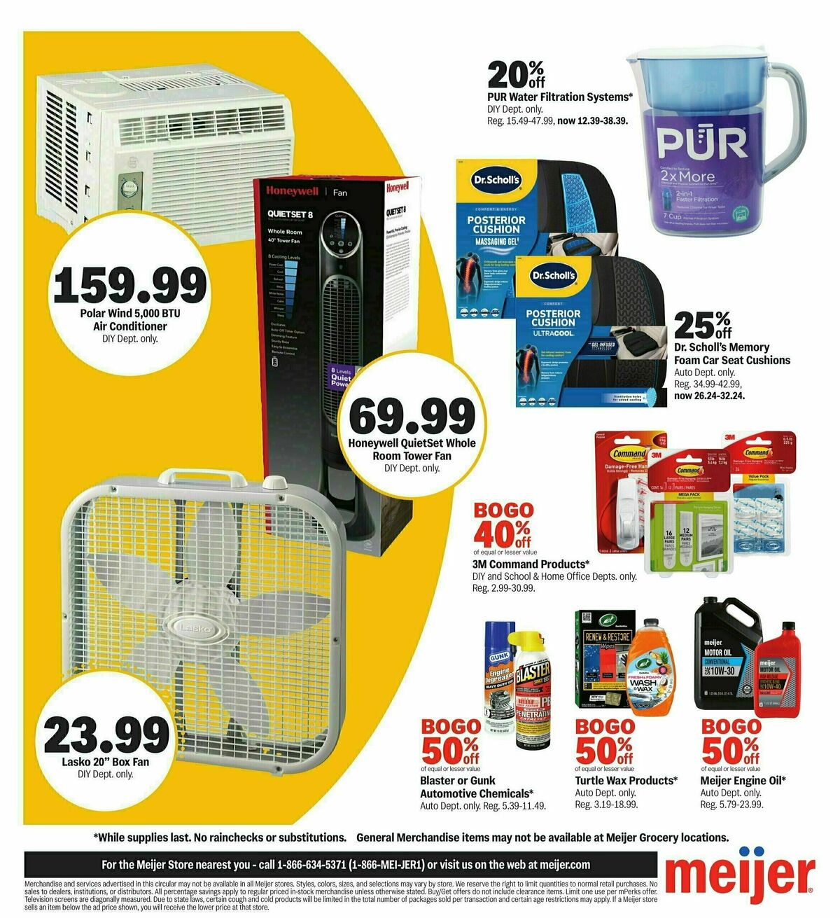 Meijer Back-to-school for less Weekly Ad from July 13