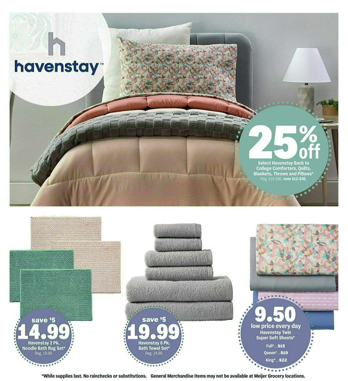 Meijer Back-to-school for less Weekly Ad from July 13