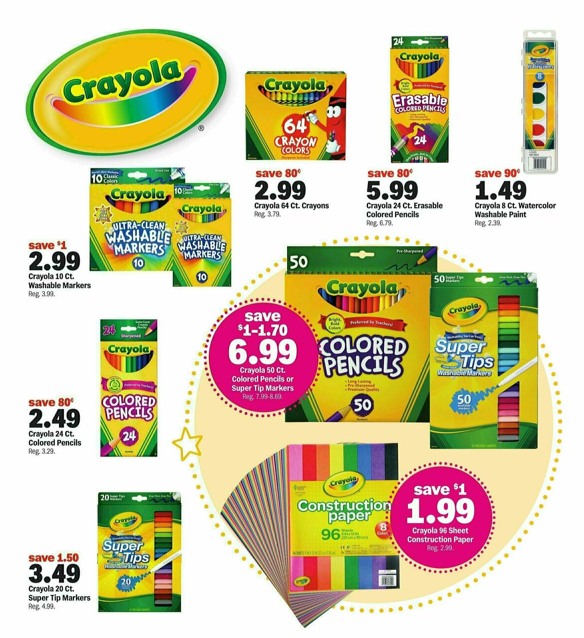 Meijer Back-to-school for less Weekly Ad from July 13