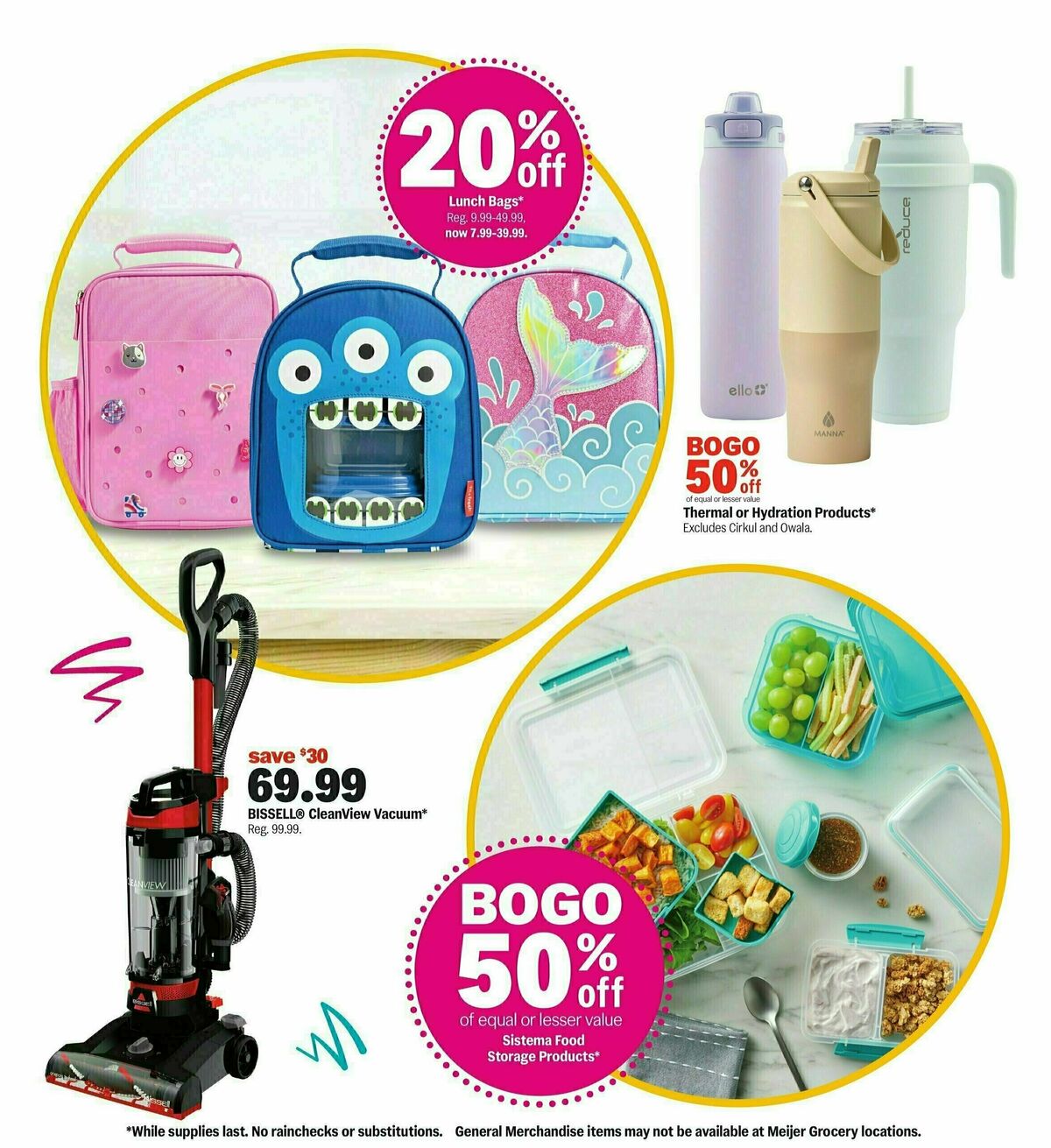 Meijer Back-to-school for less Weekly Ad from July 13