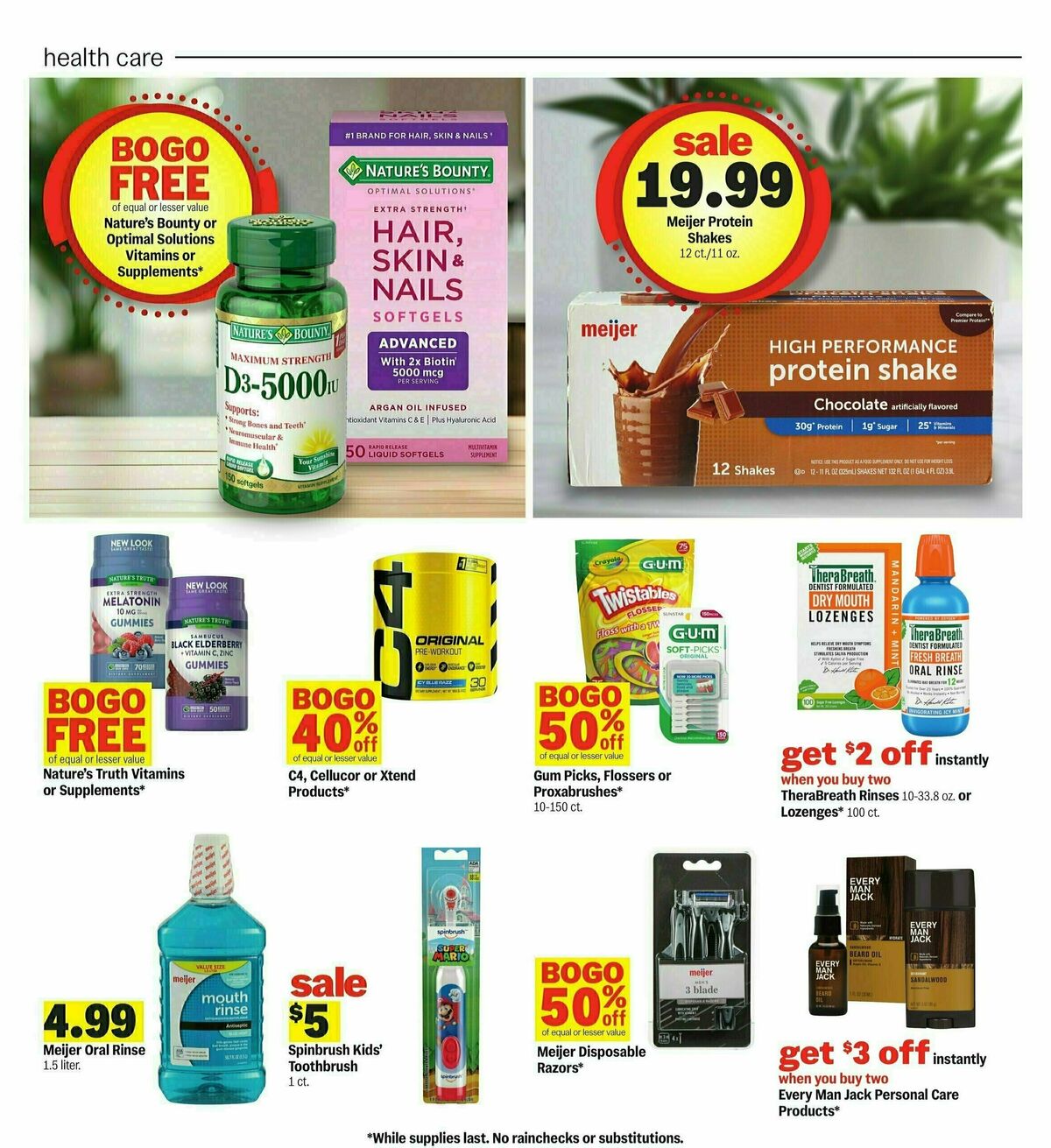 Meijer Weekly Ad from July 20