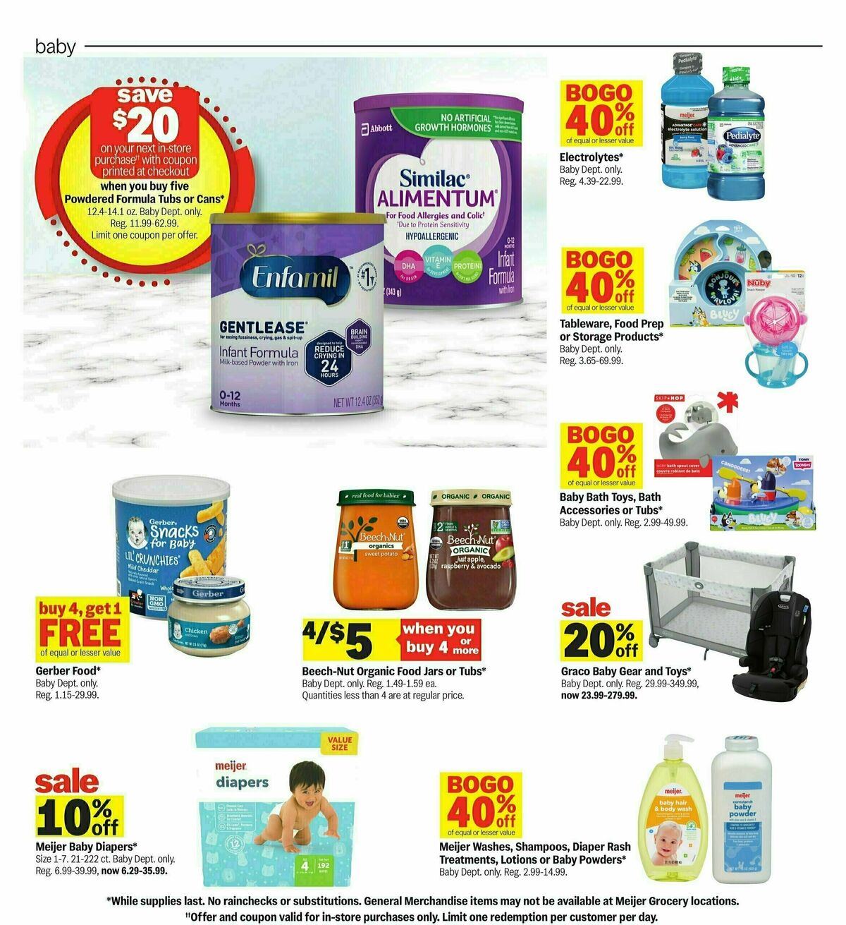Meijer Weekly Ad from July 20