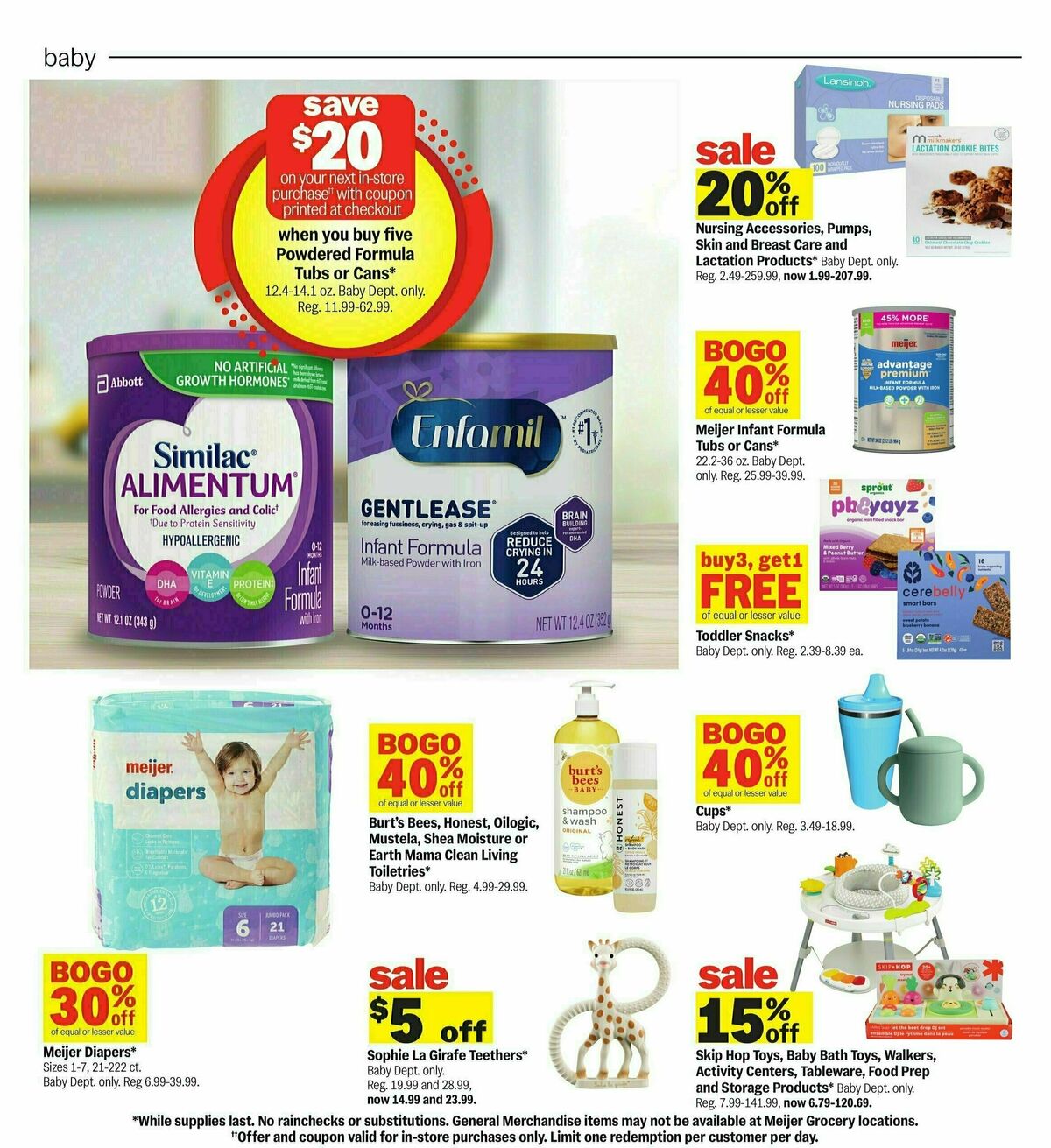 Meijer Weekly Ad from July 27