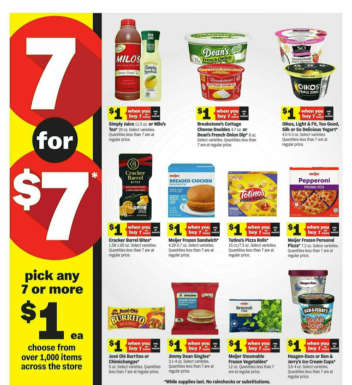 Meijer Weekly Ad from July 27