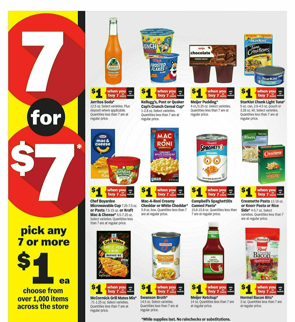 Meijer Weekly Ad from July 27