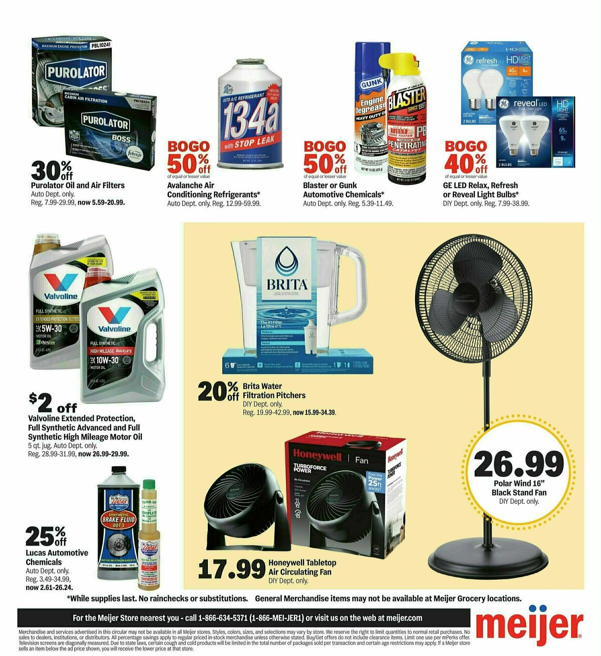 Meijer Dorm room deals Weekly Ad from July 27