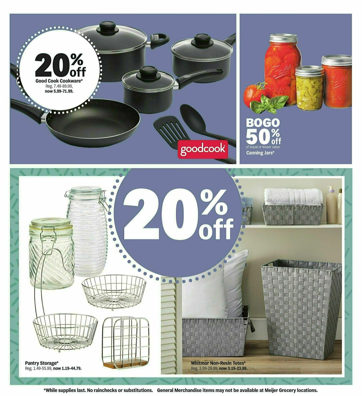 Meijer Dorm room deals Weekly Ad from July 27