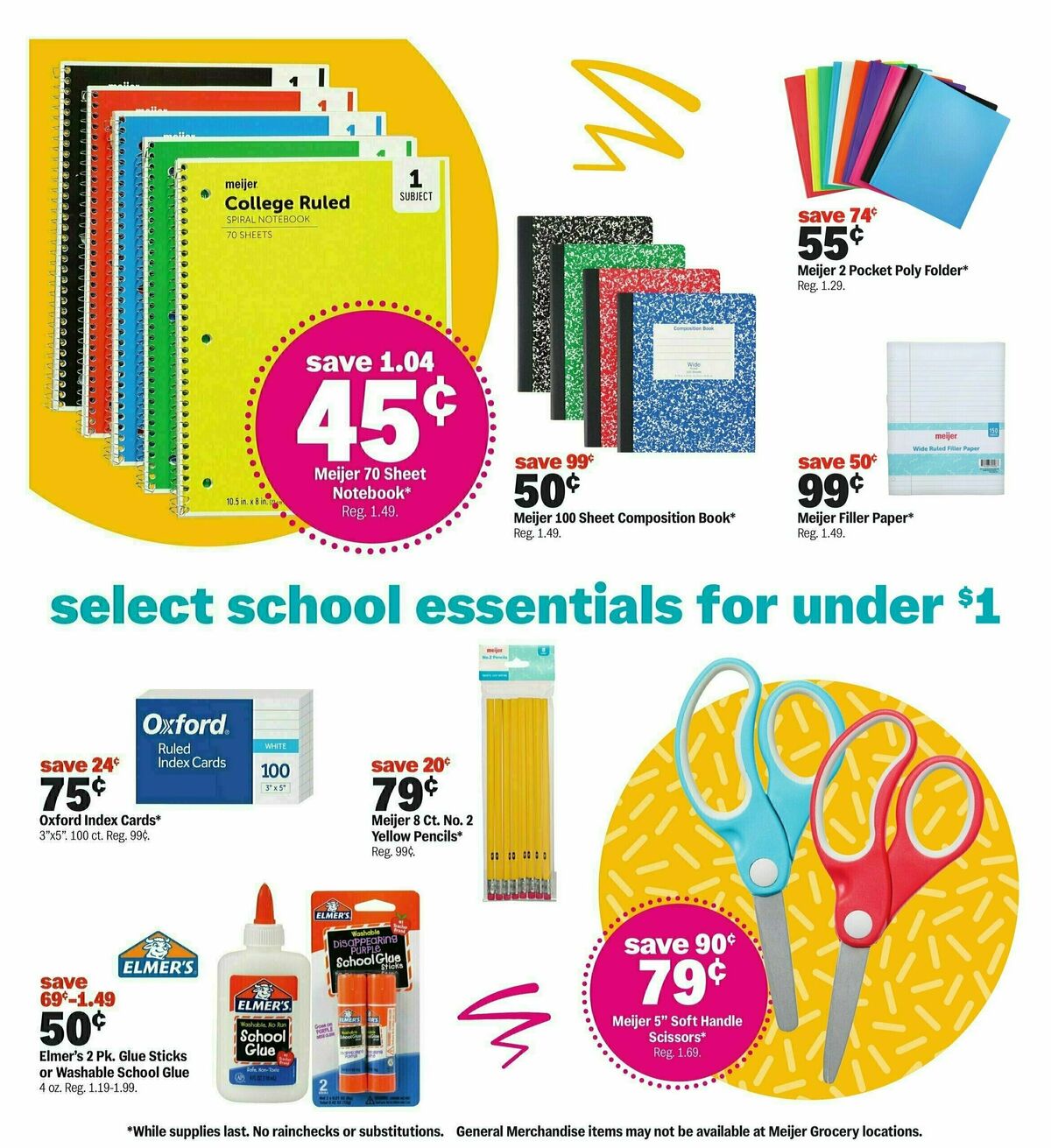 Meijer Dorm room deals Weekly Ad from July 27