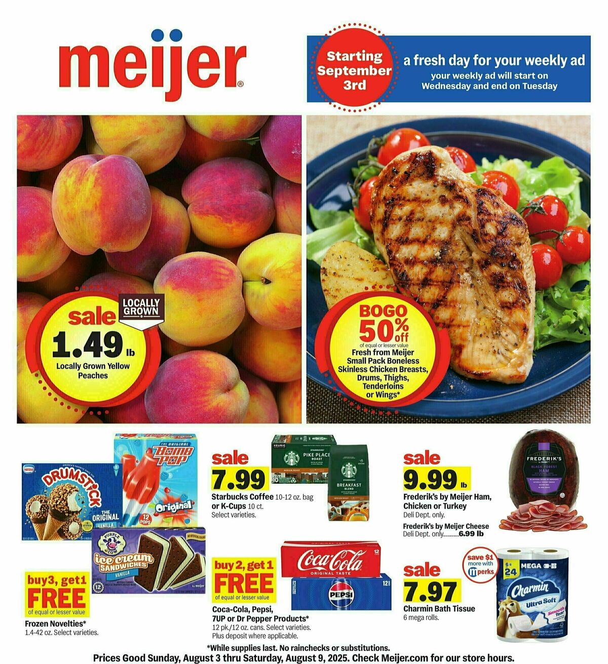 Meijer Weekly Ad from August 3