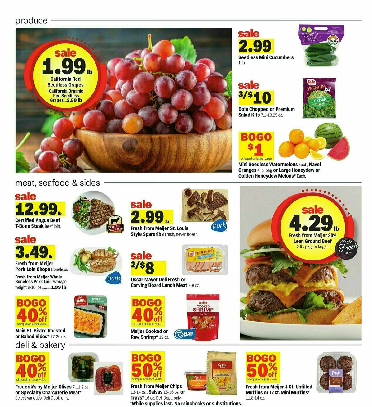 Meijer Weekly Ad from August 3