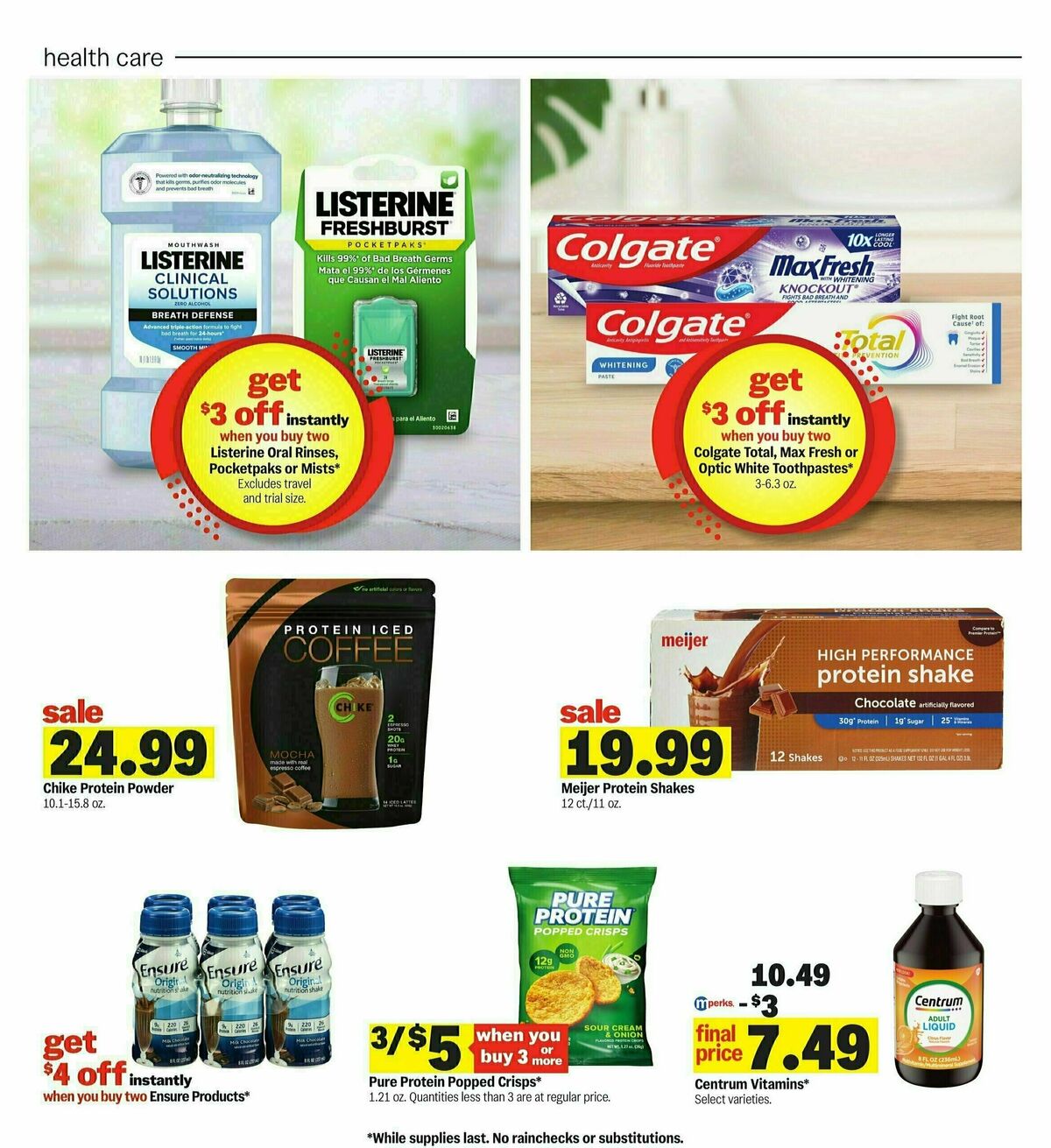 Meijer Weekly Ad from August 3