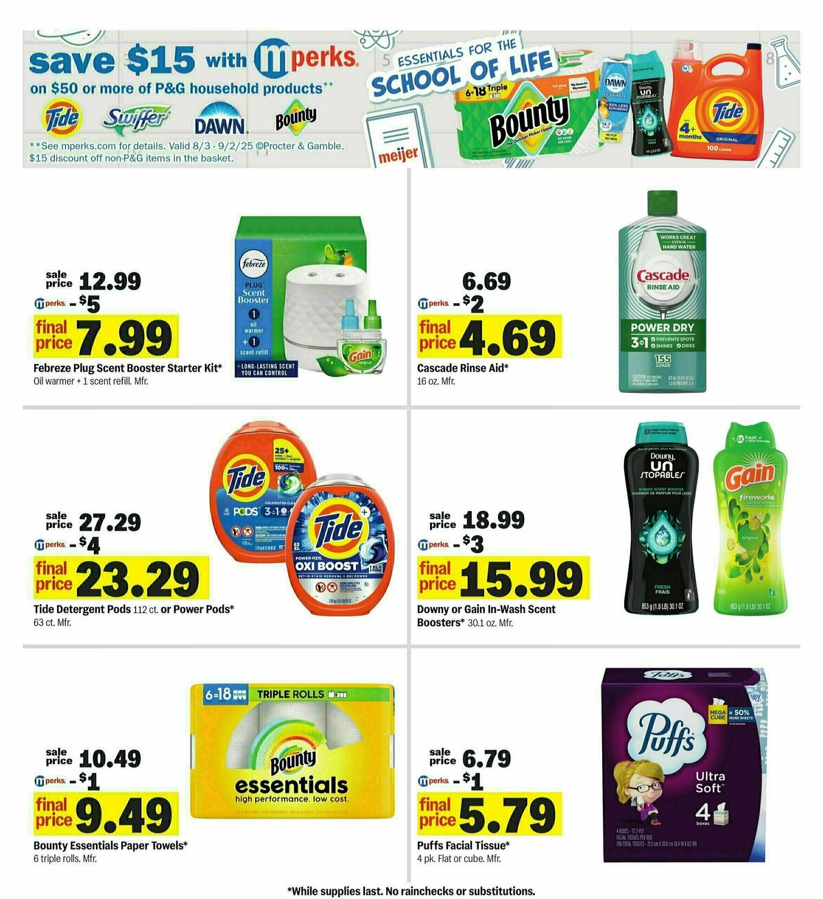 Meijer Weekly Ad from August 3