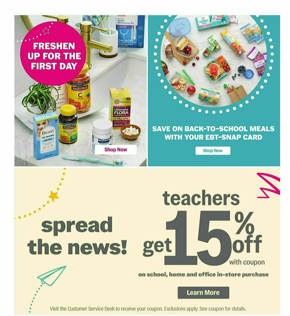Meijer Weekly Ad from August 3