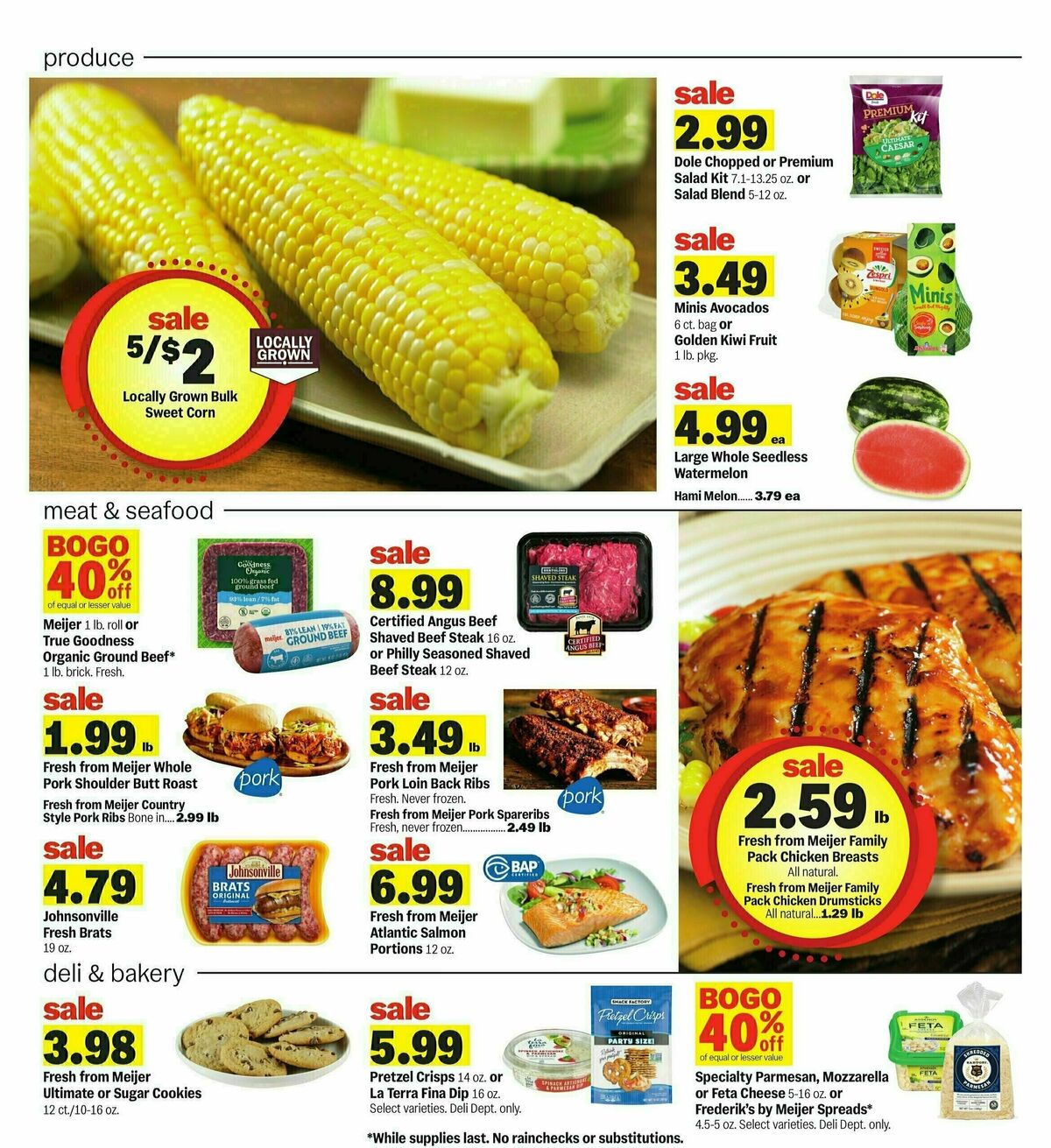 Meijer Weekly Ad from August 10