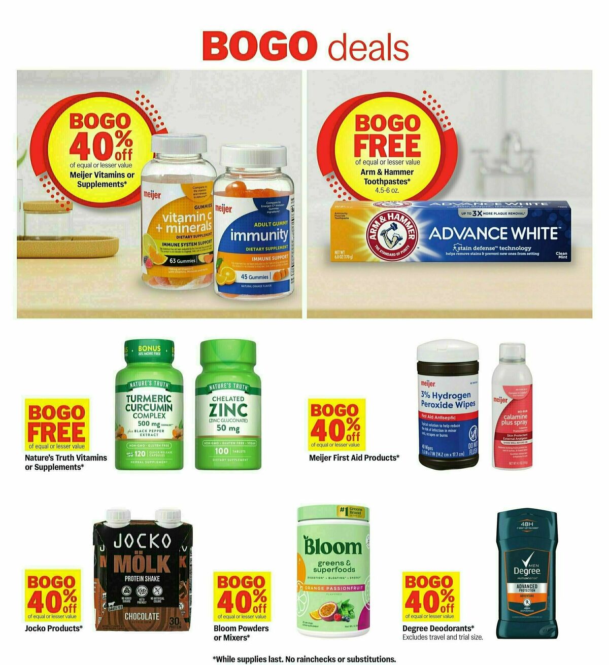 Meijer Weekly Ad from August 10