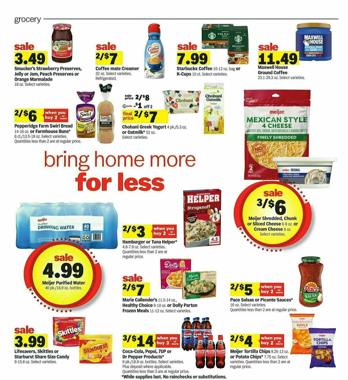 Meijer Weekly Ad from August 10
