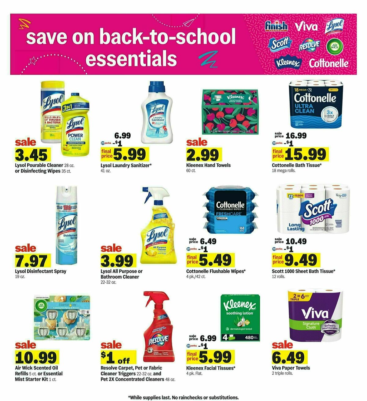 Meijer Weekly Ad from August 10