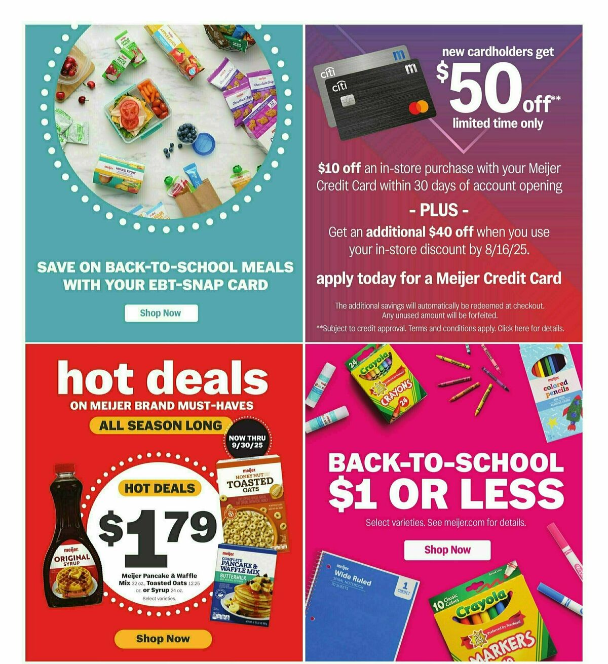 Meijer Weekly Ad from August 10