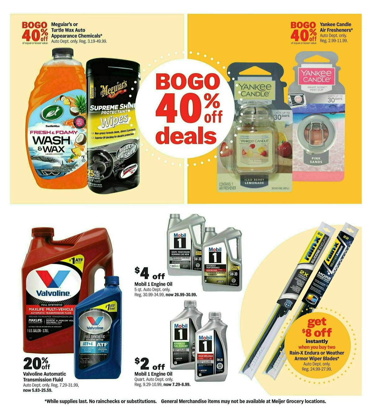 Meijer Back to class for less Weekly Ad from August 10