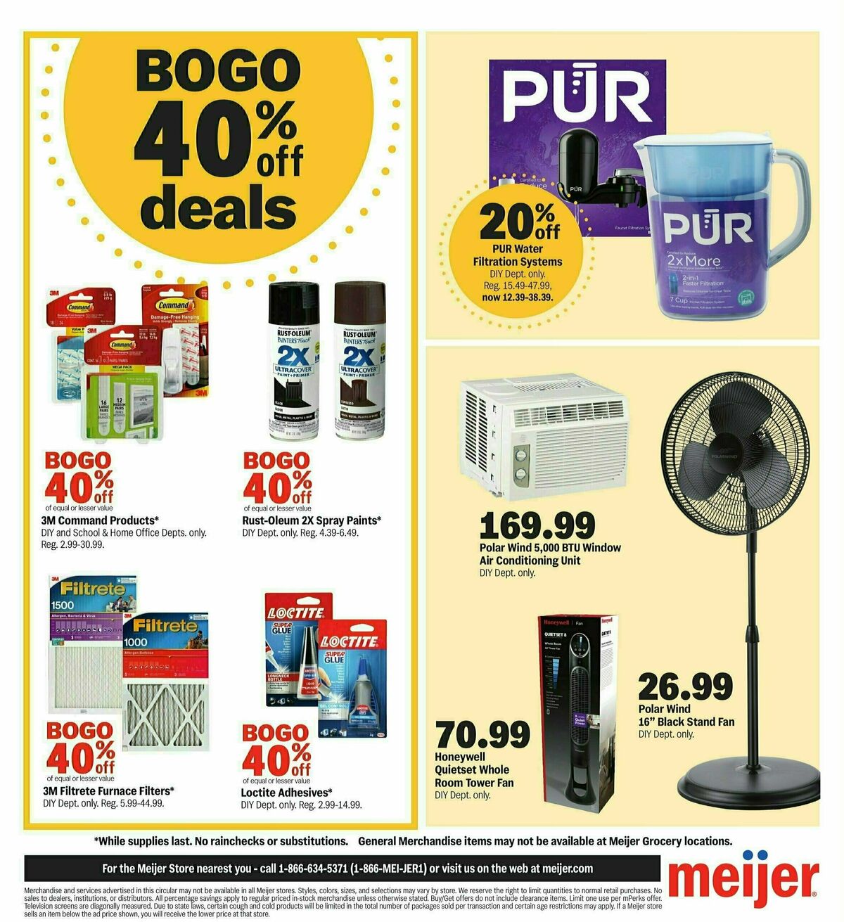 Meijer Back to class for less Weekly Ad from August 10