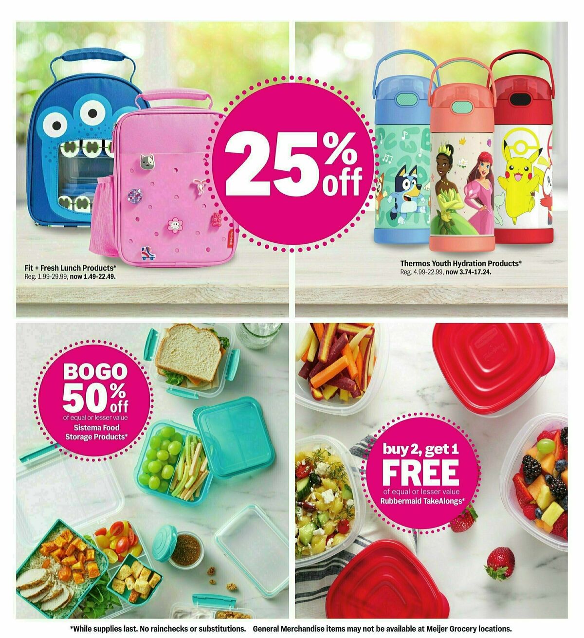 Meijer Back to class for less Weekly Ad from August 10