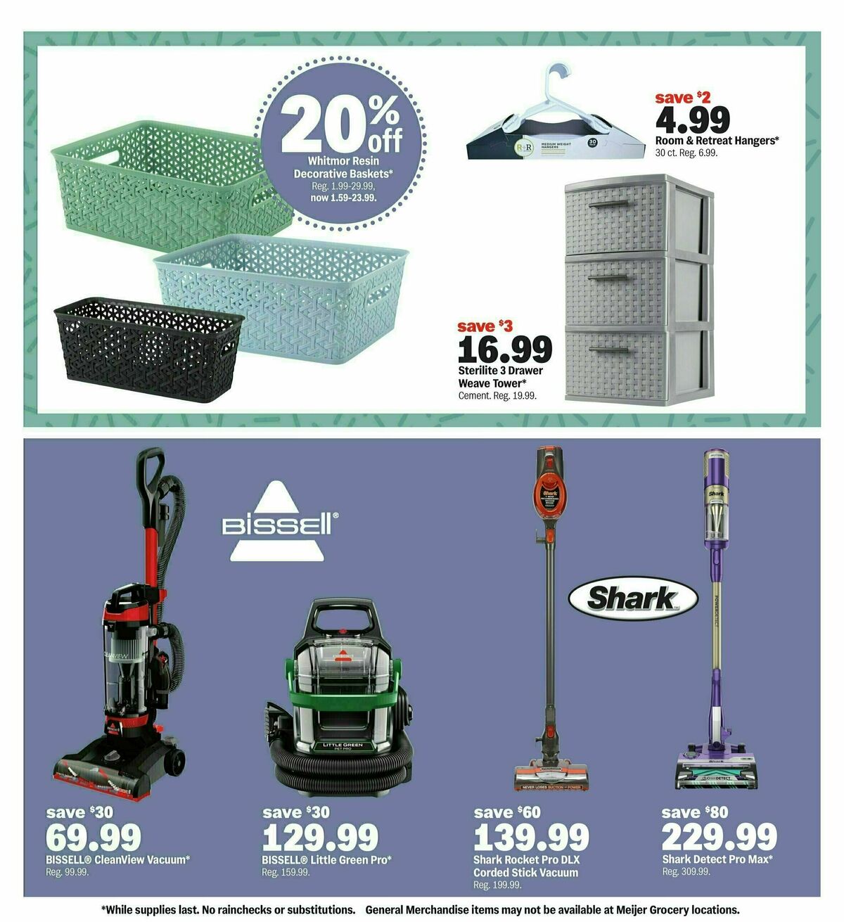 Meijer Back to class for less Weekly Ad from August 10