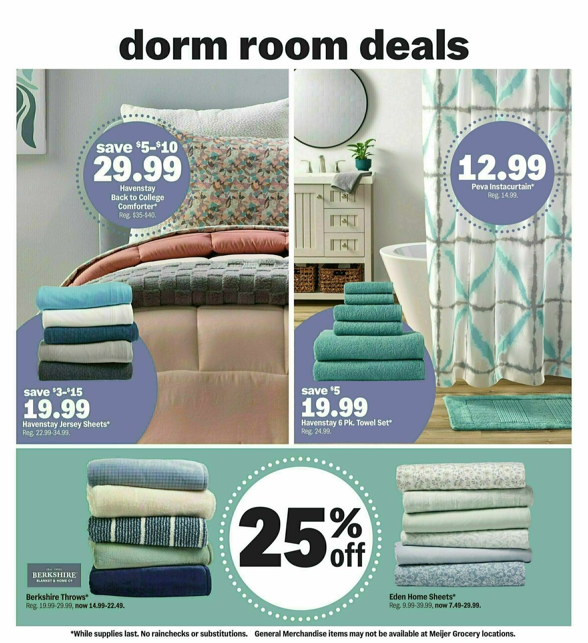 Meijer Back to class for less Weekly Ad from August 10