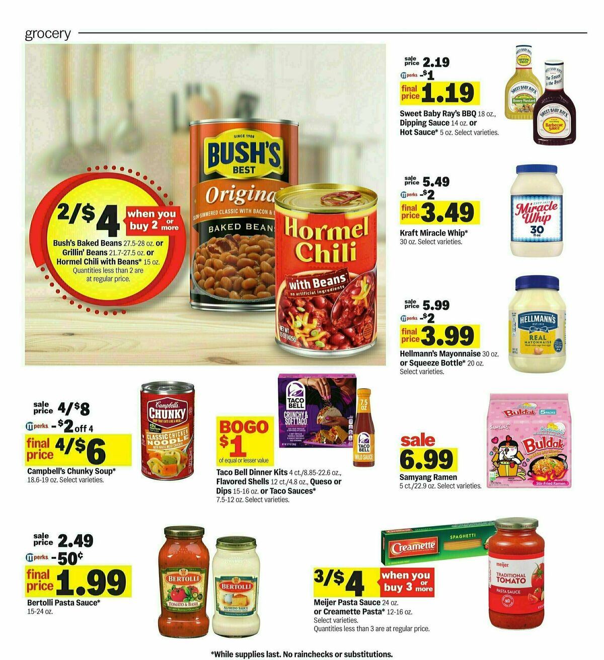 Meijer Weekly Ad from August 17