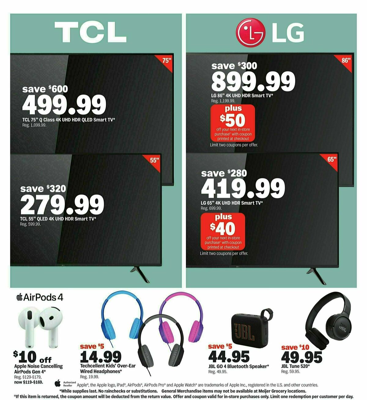 Meijer Back to class for less Weekly Ad from August 17