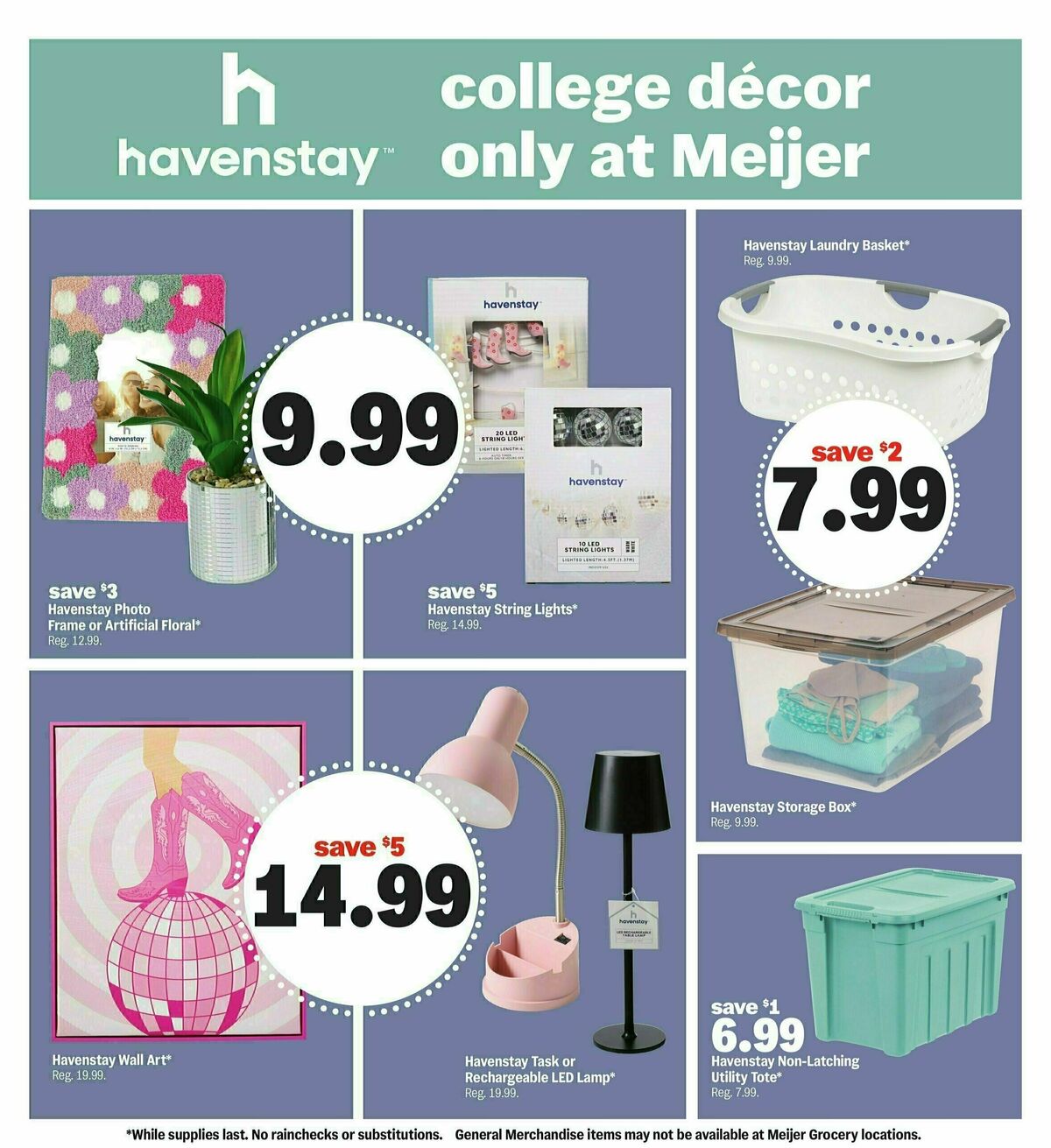 Meijer Back to class for less Weekly Ad from August 17