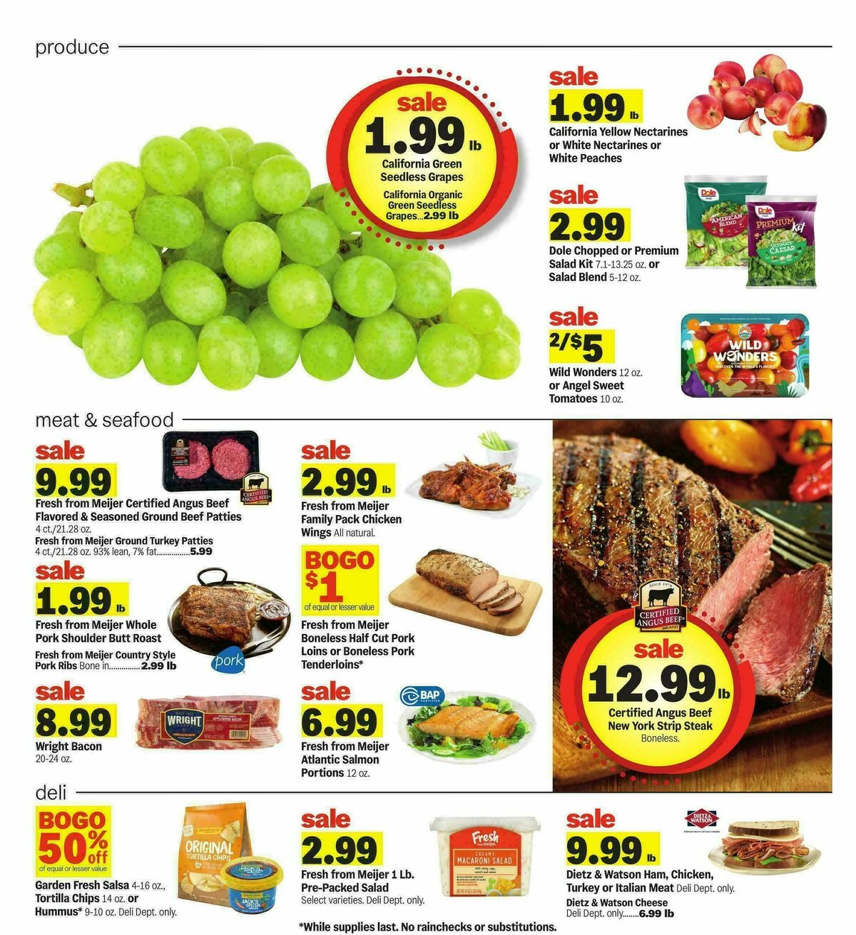 Meijer Weekly Ad from August 24